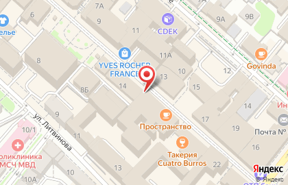 Ювелирный магазин 585 Золотой в Правобережном районе на карте