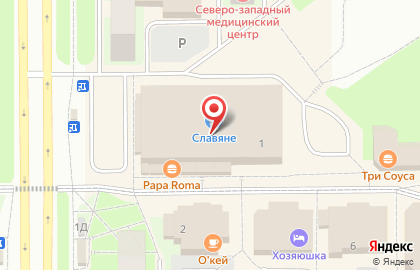 Торговый центр Славяне на карте