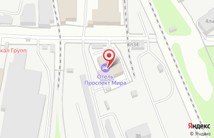 Отель Проспект Мира на карте