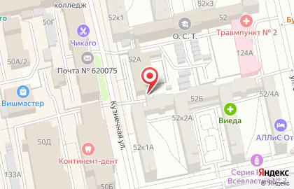 Общественная организация Боевое братство в Октябрьском районе на карте