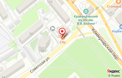 Магазин Пивной бочонок на Советской улице на карте