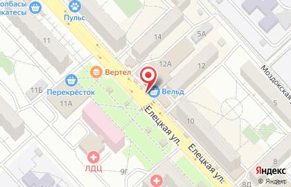 Киоск фастфудной продукции Бон Аппетит в Ворошиловском районе на карте