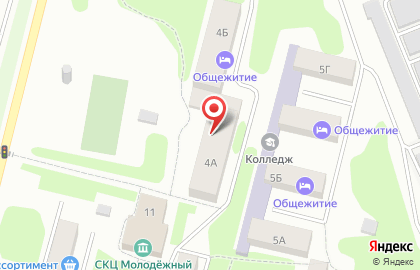 Общежитие в Иркутске на карте