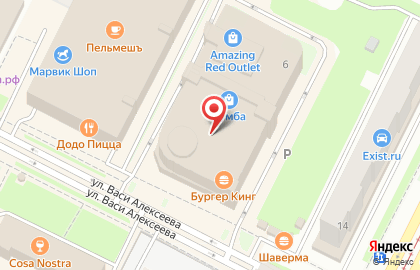 GOLFSTREAM на улице Васи Алексеева на карте