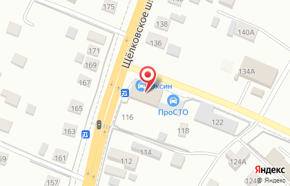 Компания ЭКСИН на Щелковском шоссе на карте
