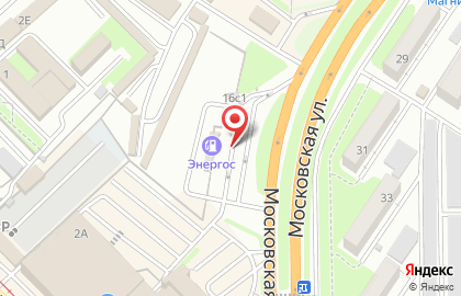 Энергос на Московской улице на карте