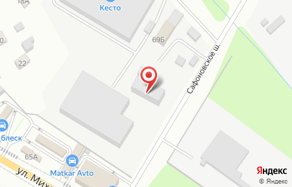 Автосервис Барс на улице Михалевича на карте
