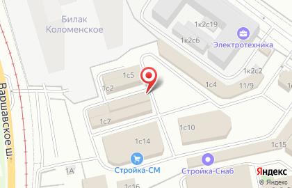 Магазин отделочных материалов в Москве на карте
