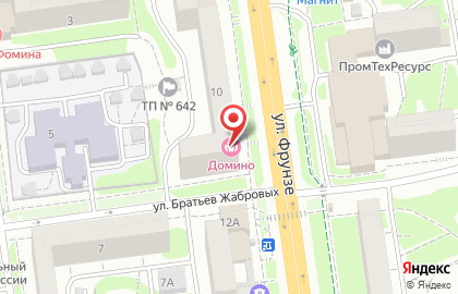Салон красоты Domino в Советском районе на карте