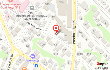 Торговая компания Центр торгового оборудования на улице Красина на карте
