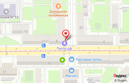 Магазин Тепло.рф на Ленинградской улице, 8 на карте