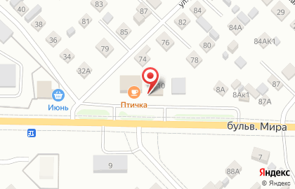 Восточный на улице Мира на карте