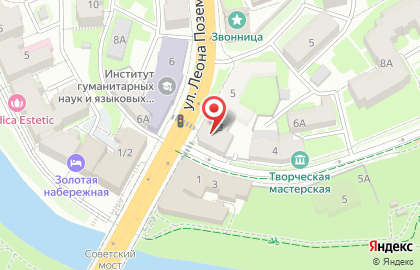 Вальс цветов на улице Леона Поземского на карте