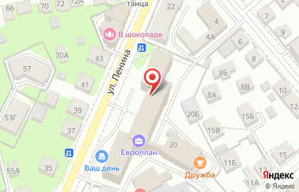 Центр отдыха и оздоровления детей Строитель на улице Ленина на карте