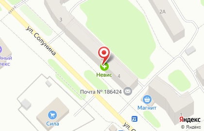 Аптека Невис в Петрозаводске на карте