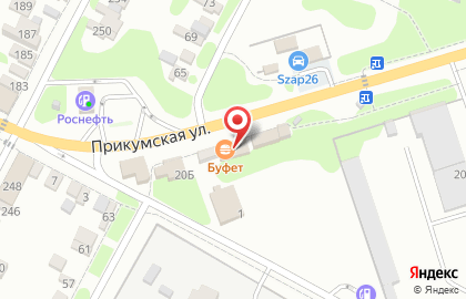 Кафе быстрого питания Буфет в Будённовске на карте