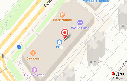 Магазин спортивного питания FitPoint на метро Проспект Вернадского на карте