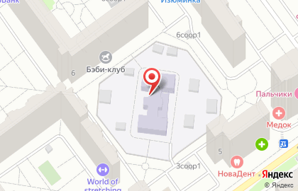 Детский сад Золотая рыбка №49 на Подмосковном бульваре на карте