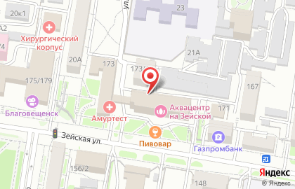City Life на Зейской улице на карте