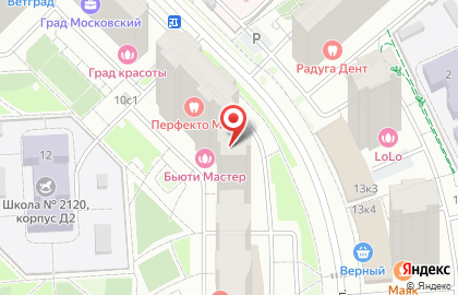 Служба доставки Самокат на карте