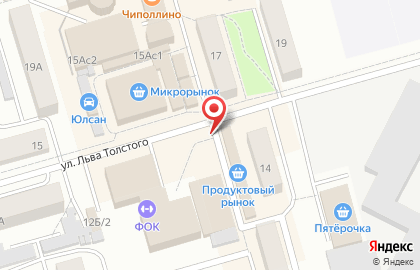 Магазин Дубки в Туле на карте