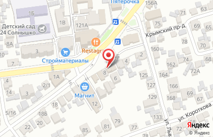 Автомагазин Лидер на улице Матросова на карте