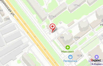 РобинСдобин на Мичуринской улице на карте