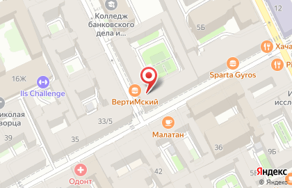 Ложка на Казанской улице на карте