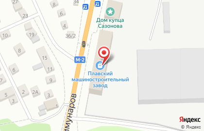 Плавский машиностроительный завод Плава на карте