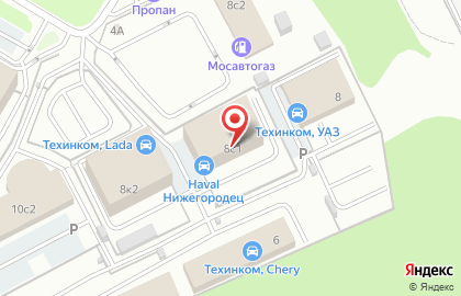 Автотехцентр Флайт Авто Honda Марьино в Котельниках на карте
