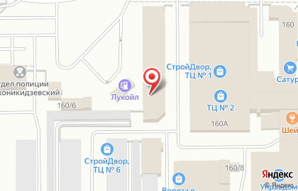 Фирменный салон настоящих стальных дверей Torex в Орджоникидзевском районе на карте