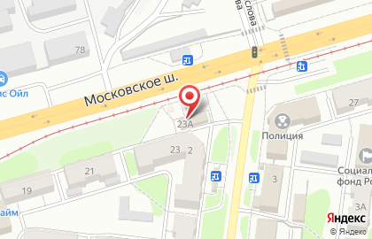 Продуктовый магазин в Засвияжском районе на карте
