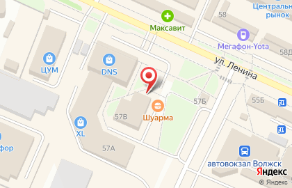 Столовая Вкусняшка на улице Ленина на карте