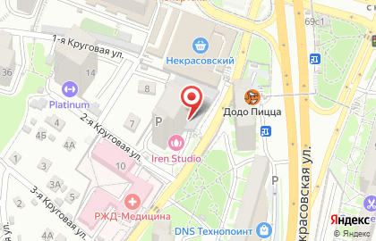 На Круговой на карте