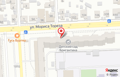 Самарский областной учебный комбинат на улице Мориса Тореза на карте