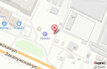 АЗС ЛУКойл, ЗАО Нефтегазстройсервис на Калужской улице на карте