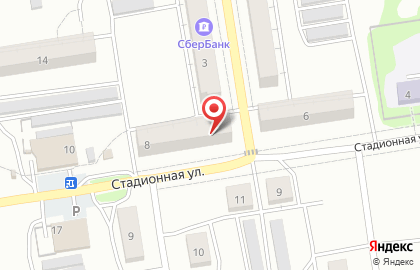 Магазин Радужный на Стадионной улице на карте