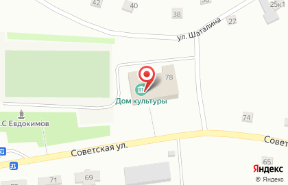 С. Новотырышкино Сельский дом культуры на карте