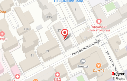 Строительная компания Эксклюзив на Петропавловской улице на карте
