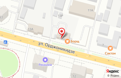Торговая компания Акватория тепла на улице Орджоникидзе на карте