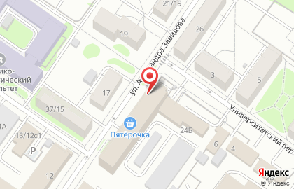Супермаркет Пятёрочка в Твери на карте