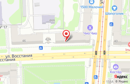 Банкомат Аверс на улице Восстания на карте