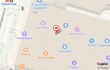 Магазин косметики M.a.с на Варшавском шоссе на карте