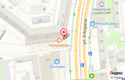 Пекарня Konigsbacker в Ленинградском районе на карте