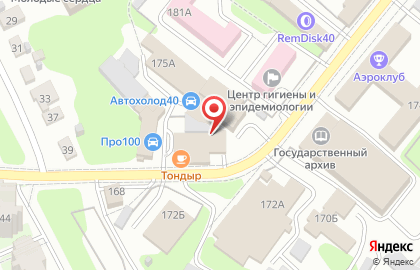 Санитарно-эпидемиологическая служба СЭС в Калуге на карте