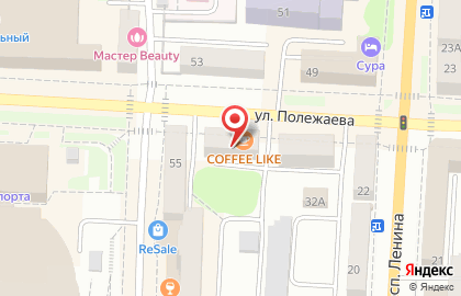 Кофейня Coffee Like на улице Полежаева на карте