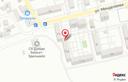 Продуктовый магазин в Грозном на карте