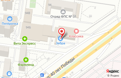 Фотокопицентр Облако в Автозаводском районе на карте