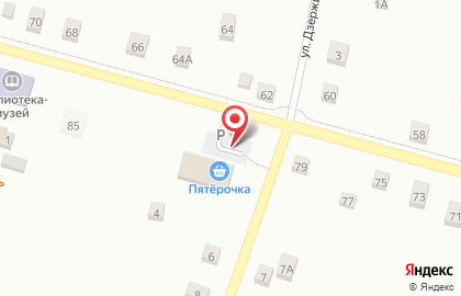 Супермаркет Пятёрочка на улице Ленина на карте