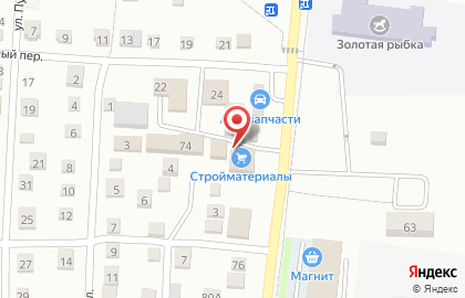 Оптово-розничный магазин Оптово-розничный магазин на улице Максима Горького на карте